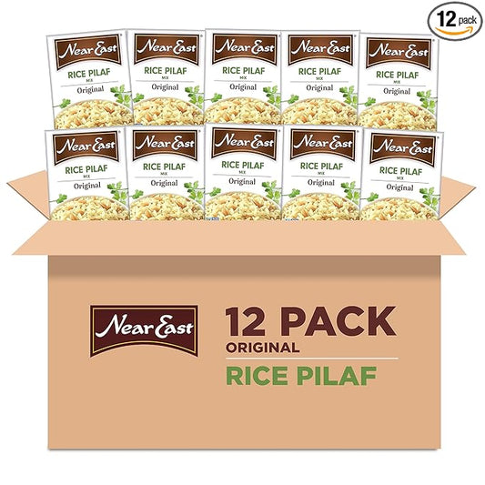 Near East Rice Pilaf Mix, Original, 6.09 Ounce (Pack of 12 Boxes)