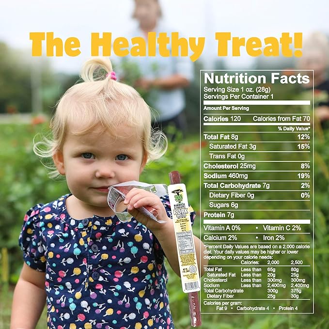 BBQ & Pineapple Natural Pork Meat Sticks, Sogo Snacks, No Nitrates, Gluten, Soy, MSG, Dairy or Nuts. Pork Used Has No Added Antibiotics or Hormones. (1-oz Stick, 12-Count)