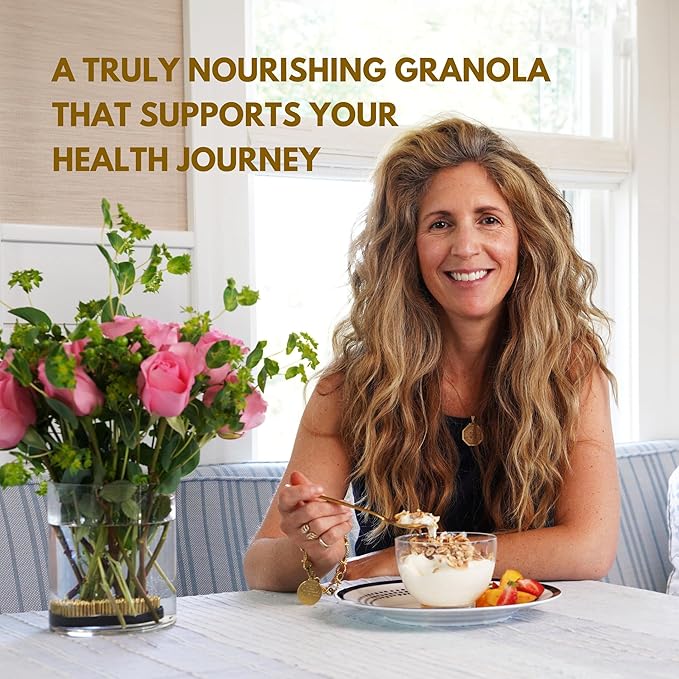 Struesli Original Organic Granola, Grain & Gluten Free, Healthy Snacks with Chia Seeds, Nuts & Sea Salt, Prebiotic High Fiber Food for Yogurt, Cereal & More, Plant Based, Keto & Paleo Friendly, 32 Oz