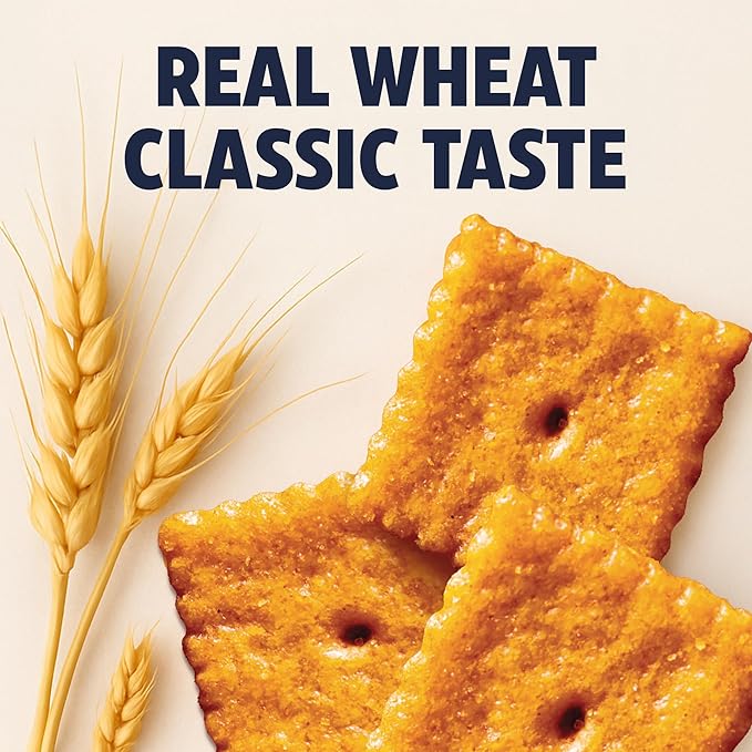 Get Strong Foods Cheddar Cheese Crackers - High Protein Crackers - Keto Friendly, Low Carb, High Fiber Cheese Crisp - Low Calorie, Healthy Snack for Adults and GLP-1, Pack of 16