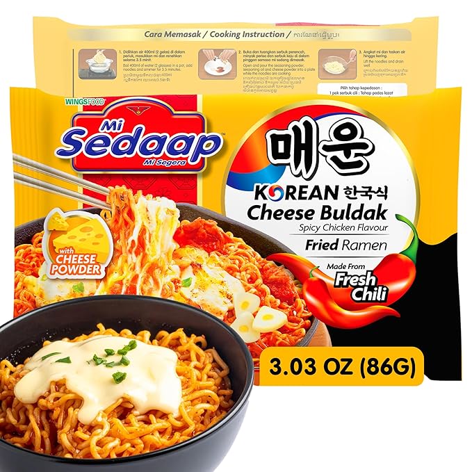 Mie Sedaap Korean Cheese Buldak Spicy Chicken (40)