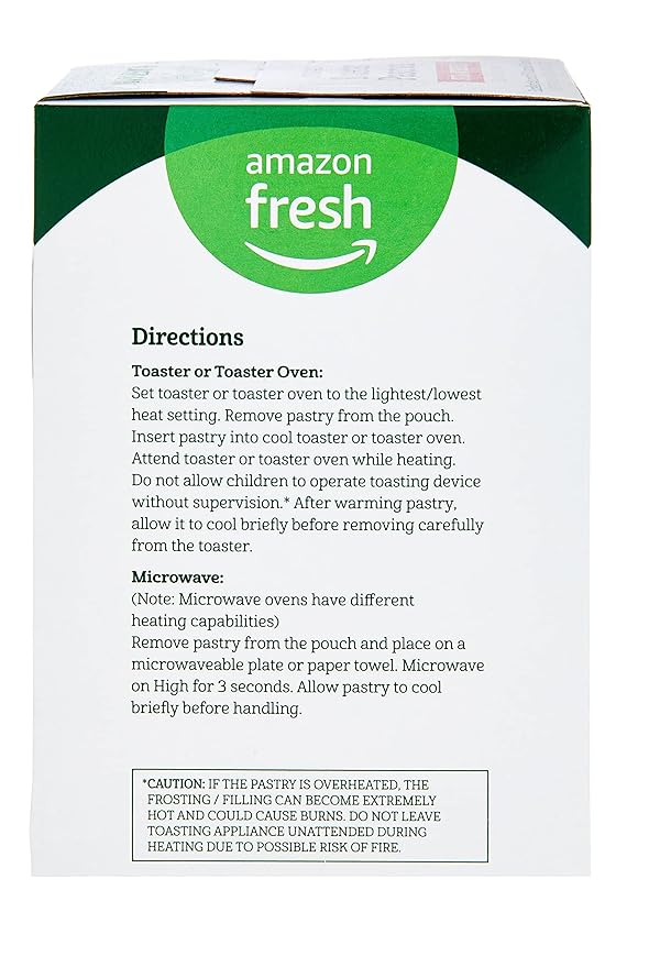 Amazon Fresh, Frosted Cherry Toaster Pastries, 8 Count (Pack of 3)