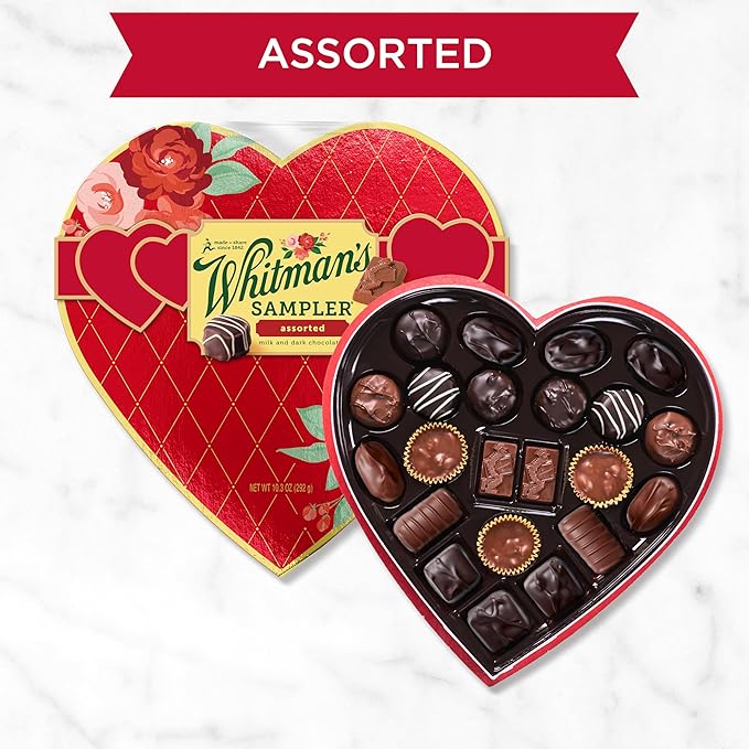 Whitman's Valentines Sampler Heart, 10.3 Ounce