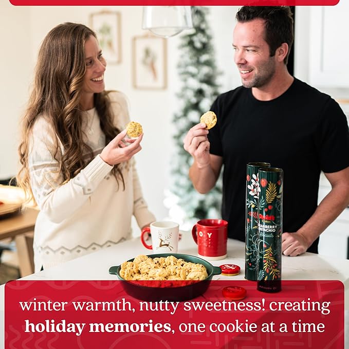 David's Cookies Cranberry Pistachio Biscuits 2-Pack - Gourmet Snacks & Bakery Treats - Ideal Cookie for Snacking and Gifting - Delicious Delightful Food Gift for Kids and Adults for Any Occasions