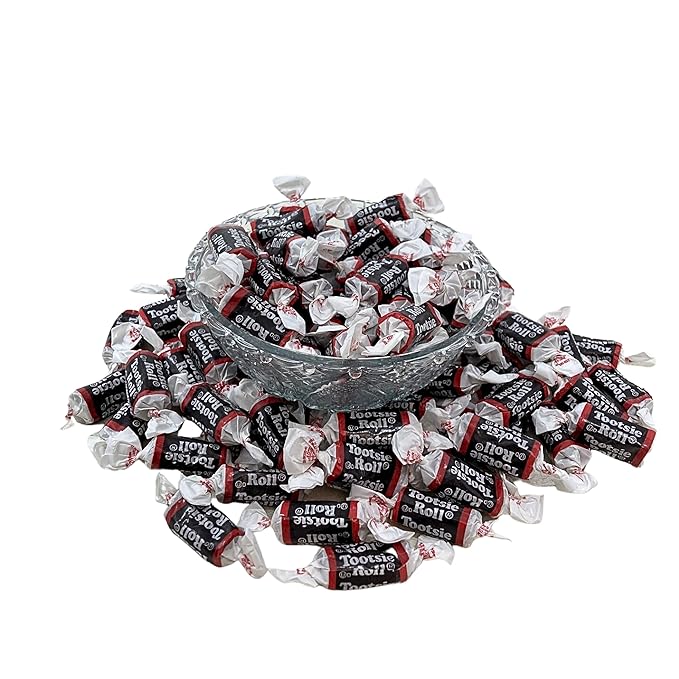 Roll Midgees Chewy Taffy Candy Bulk Pack 1.5-Lbs- Chocolate Midgees, Individually Wrapped Party Candy (24-Oz)