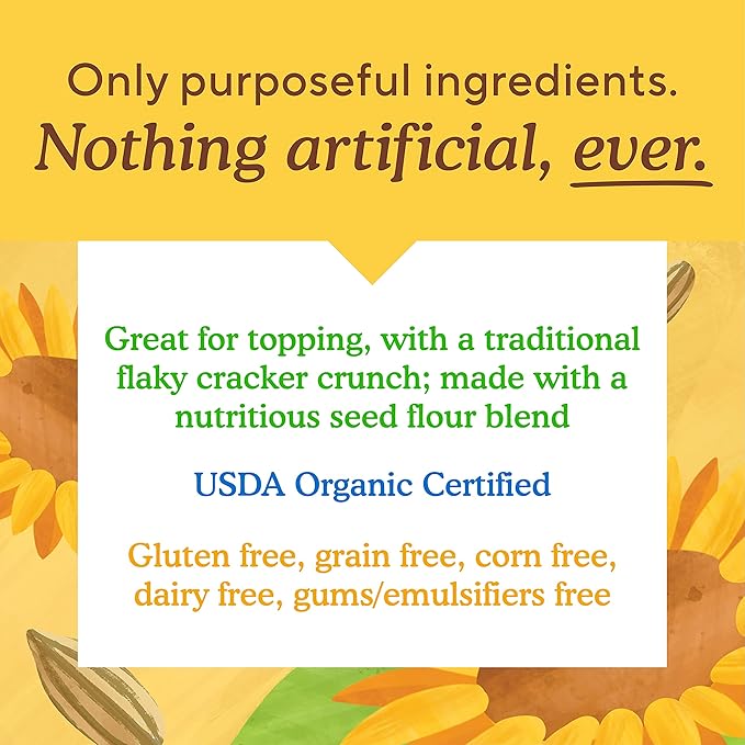 Simple Mills Organic Seed Crackers, Everything - Gluten Free, Vegan, Healthy Snacks, Paleo Friendly, 4.25 Ounce (Pack of 2)