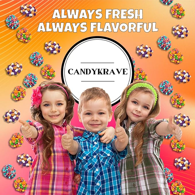 Nerds Assorted Gummy Clusters - 2 lbs Individually Wrapped Candy Pack - 46 Pieces - Classic & Delicious Gummy Candy for Back-to-School Party, Movie Nights, Birthdays, Pantry & Baby Showers