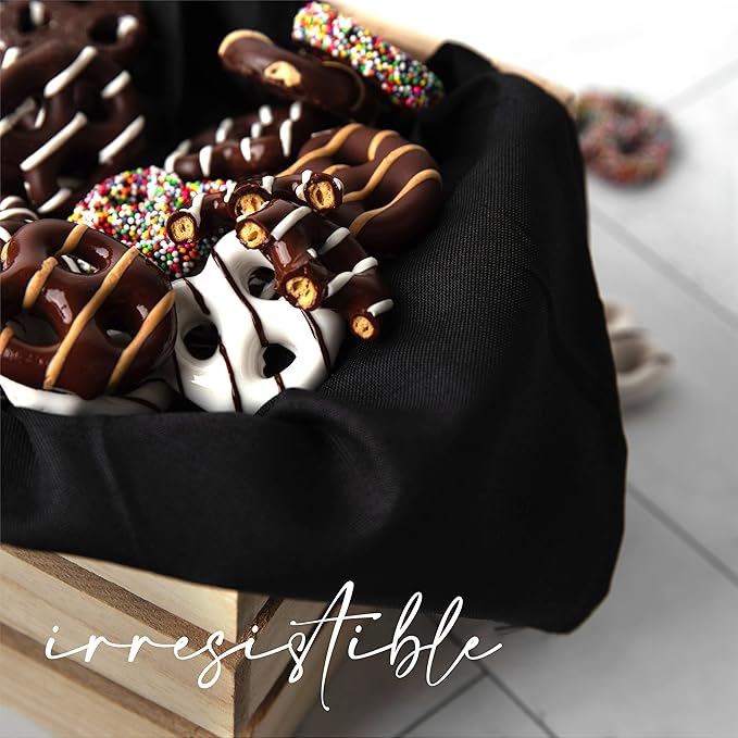 Gluten Free Palace Valentine’s Day Gift Box – Gourmet Chocolate Covered Pretzels – Gluten Free Chocolate Treats and Snack Basket for Him & Her – Valentines Day Gift Idea (4 Flavors)