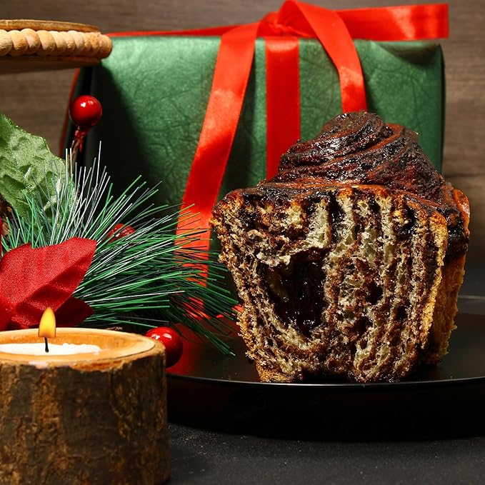 Stern’s Bakery Chocolate Babka Cake | Coffee Cake, Artisan Breakfast Pastries | Holiday Food Gift- Christmas Thanksgiving | Kosher, Dairy Free, Nut Free