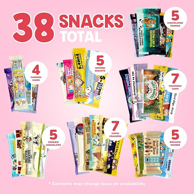 International Snack Box, Unique Experience with Universal Exotic Candies and Treats from around the World, Gift-Ready Foreign Foods in Packages Inspired by European, Japanese and Korean Cultures