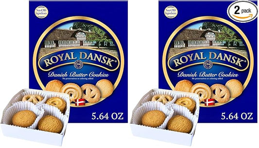 Royal Dansk Cookies 5.64oz Butter Cookies (Pack of 2)