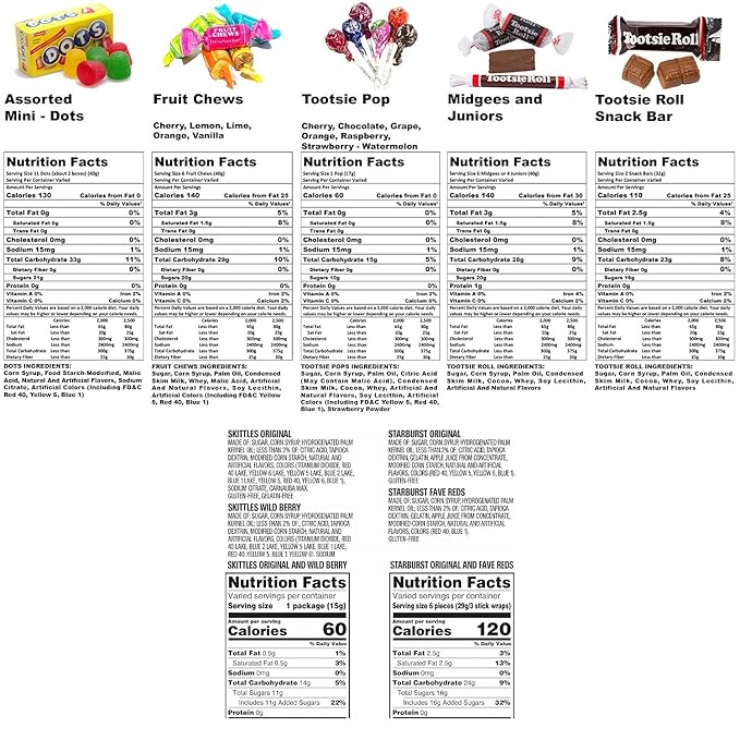 Ultimate Sampler Special Bulk Candy Mix 11.25 Lb Starbursts FaveReds And Skittles Original And Wild Berry Tootsie Rolls Juniors Tootsie Snack Bars Tootsie Mini Dots Tootsie Pops Fruit Rolls 450+ Ct (180.4 Oz)