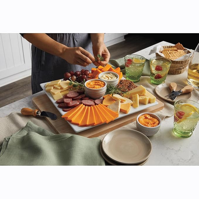 4 Red Gift Boxes - The Swiss Colony 27 Favorites Food Gift Set, Summer Sausage Meats and Cheeses, Assorted Chocolates, Candies, Petits Fours, Cheese & Charcuterie Board Gifts Basket, Holiday Christmas