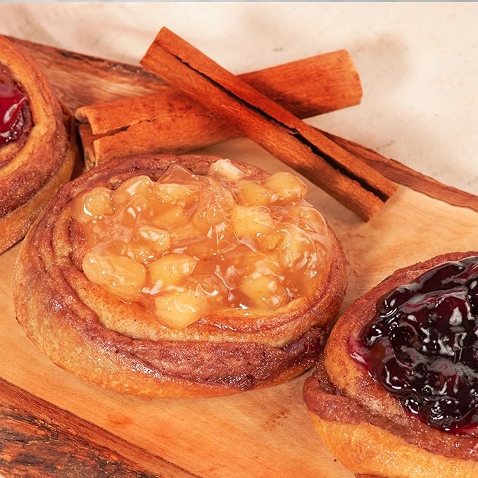 Fruit Danish Pastry | Holiday Food Gifts [12 Count] | Assorted Mini Fruit Filled Cinnamon Buns Individually Wrapped | Christmas, Thanksgiving | Corporate Gifts for Clients-Stern’s Bakery