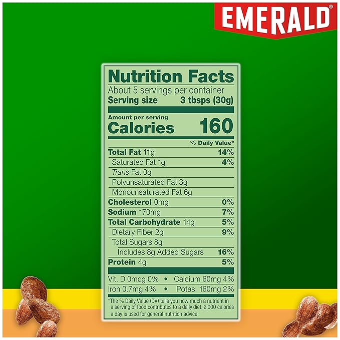 Emerald Nuts Honey Glazed Almonds (1-Pack), 5.5oz Resealable Bag, Kosher Dairy Certified, Non-GMO, Contains No Artificial Preservatives, Flavors or Synthetic Colors