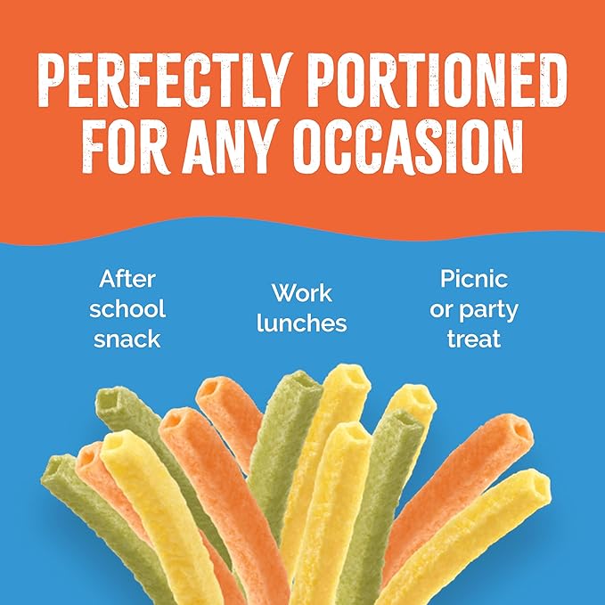 Sensible Portions Garden Veggie Snacks - Ranch Veggie Straws, Snack Size, 1 Oz (Pack of 24)