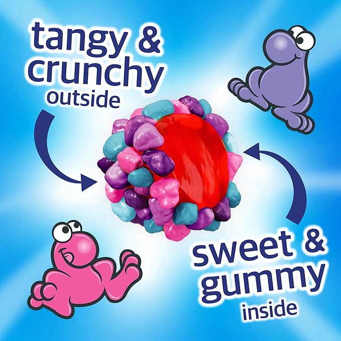 NERDS Gummy Clusters Candy, Very Berry, Crunchy and Gummy, 8 oz