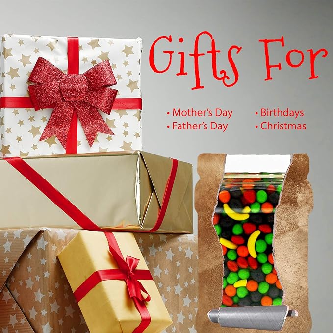 Hot Tamales Bulk 2LB - Original Soft Chewy Cinnamon Candy in 32 FL OZ Gift Ready Reusable Square Jar