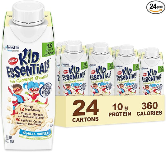 BOOST KID ESSENTIALS 1.5 with Fiber, Vanilla Vortex
