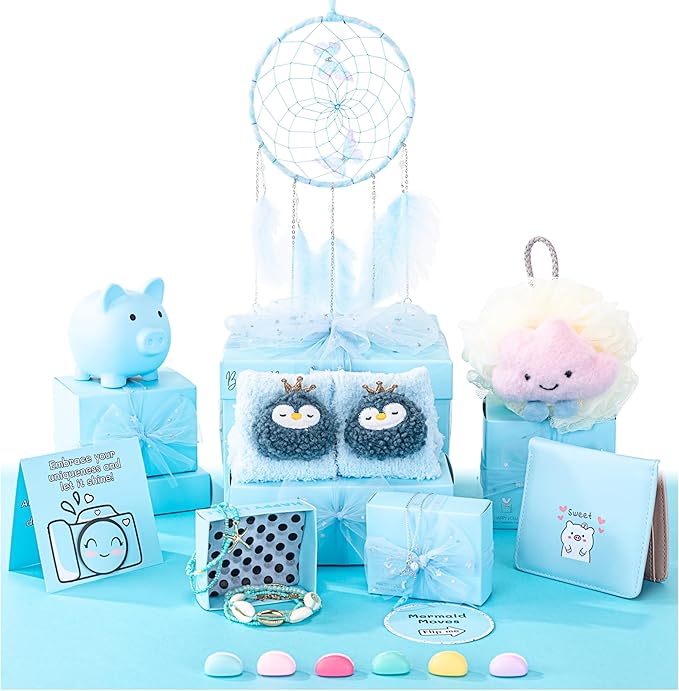 HAPPY LOLLI LolliBox Birthday Gift for Tween & Teen Girls Ages 8–15, Ready to Gift Surprise Box with Empowering Challenges