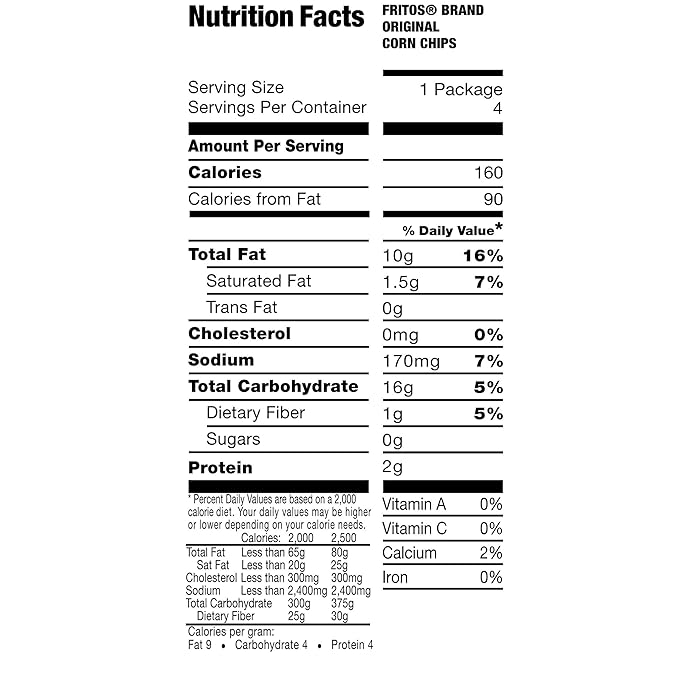 Fritos Original Corn Chips, 1 Ounce (Pack of 40)