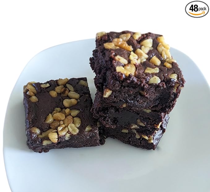 Ruth’s Gluten-Free Cake Style Brownies with Walnuts 4 Dozen – Gourmet Baked Treats | Delicious Gift with The Finest Ingredients | Guaranteed to Arrive Fresh