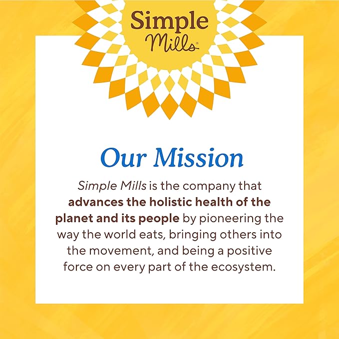 Simple Mills Farmhouse Cheddar Almond Flour Crackers, Gluten Free, Flax Seed, Sunflower Seed, Corn Free, Great for Snacking, Made with Whole Foods, 4.25 Ounce (Pack of 6)