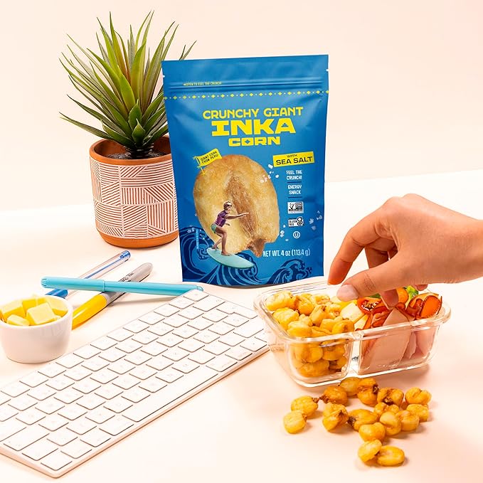 Inka Crops Giant Corn, (Original Doy, & Chili Picante Doy) Variety Pack