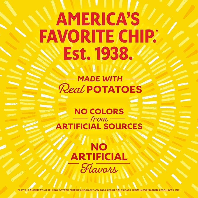 Lay's Potato Chips, Regular & Kettle Variety Pack, (Pack of 40)