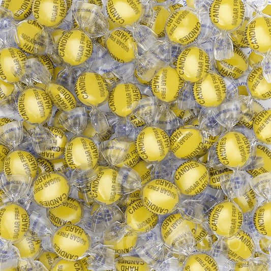 Cambie Sugar Free Hard Candy, 1 lb of Sugar Free Candy Individually Wrapped, Lemon Drops