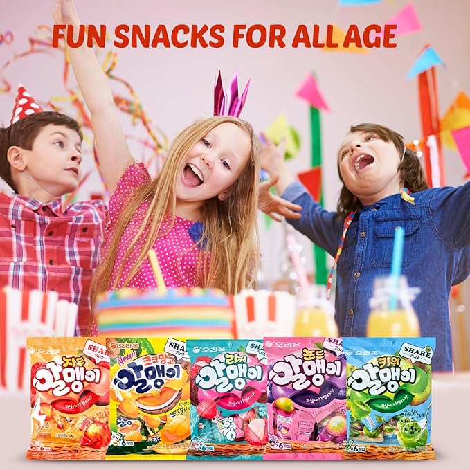 COELO Peelable Kiwi Gummy 36g x 6Pack (7.6oz) | 4D Tropical Peeling Candy | Soft Filling Rich Fruits Flavor Jelly | Fun Chewy Shareable Treats Single Serve Pack | Party Office School 알맹이 Korean Snack
