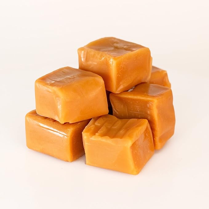 Caramel Cubes Candy - Bulk Pack 5 Pounds - Individually Wrapped Caramels for Candy Buffets, Baking, Gift Bags, and Party Favors - Classic Chewy Squares