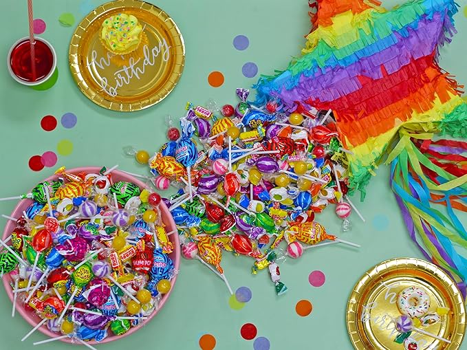 7 LB Pinata Candy Mix – Approx. 385 Pieces – Individually Wrapped Bulk Favor Assortment for Parties, Parades, Birthdays, Classroom Events & Fiesta Celebrations