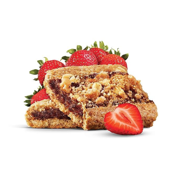 Nature’s Bakery Whole Wheat Fig Bars, Blueberry, Real Fruit, Vegan, Non-GMO, Snack bar, 6 Count (Pack of 6)