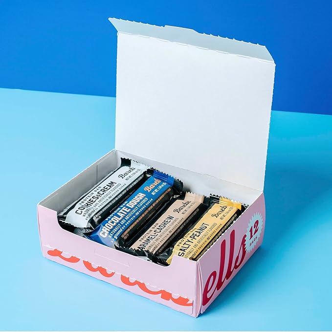 Barebells Protein Bars Variety Pack - 12 Count, 1.9oz Bars - Protein Snacks with 20g of High Protein - Chocolate Protein Bar with 1g of Total Sugars - Perfect on The Go Protein Snack & Breakfast Bars