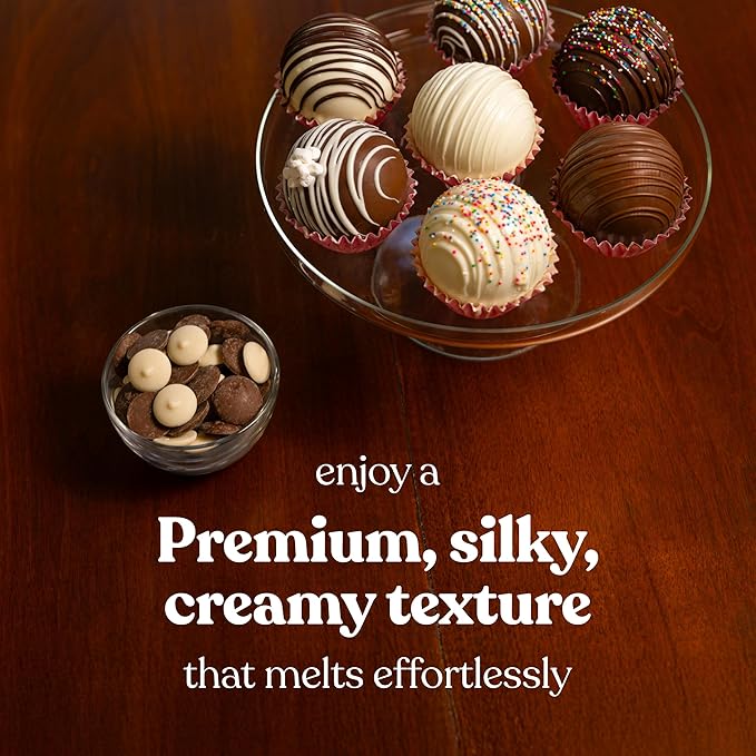 Cambie Dark Chocolate Wafers, Melting Chocolate Candy Melts - 5 Pounds Baking Dark Chocolate For Dipping Chocolate Melts, Enrobing & Molding