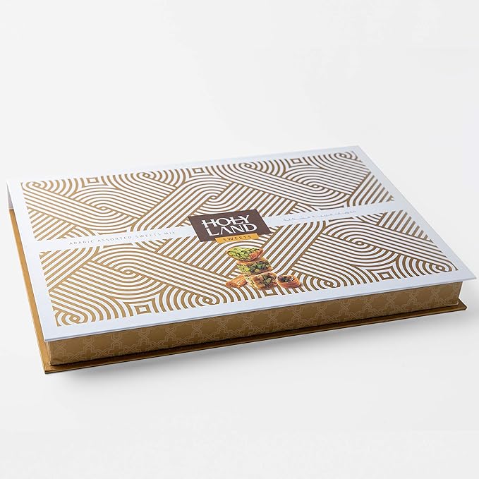 Anabtawi Middle Eastern Sweets - 80-PieceAssorted Baklava, Pistachio and Almond Pastry - Traditional Arabic Baklava Gift Box - No Preservatives, No Additives - Gourmet Baklava Pastry Boxes - 800g
