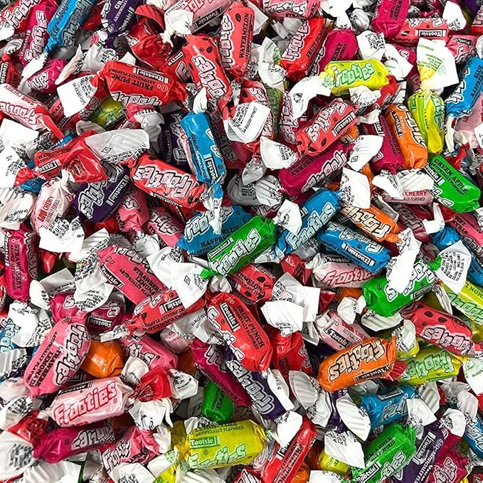 Tootsie Roll Frooties American Candy Fruity Favorites Party Mix Bag Soft And Chewy Taffy Midgees Individually Wrapped Assorted 10 Flavor Variety 10 Lbs (160 oz) - Made In USA