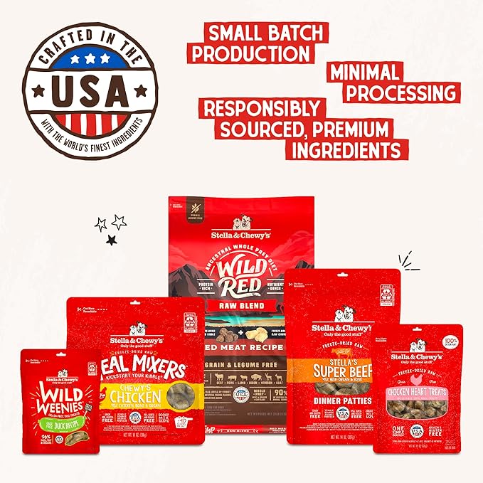 Stella & Chewy's Freeze-Dried Raw Chicken Meal Mixers- Dog Food Topper and Mixer - Made with 95% Cage-Free Chicken, Organs & Bone - Perfect for Picky Eaters - Grain-Free - 1oz (Pack of 2)