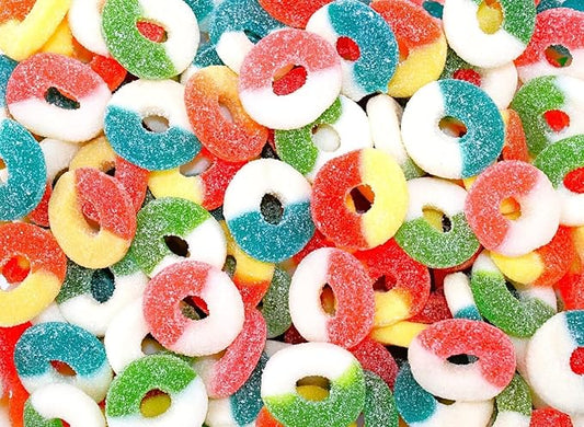 4 lb Bulk Mixed Gummy Candy Rings – Sweet, Fruity, Chewy Candy for Parties, Baking, Candy Buffets & Snacking