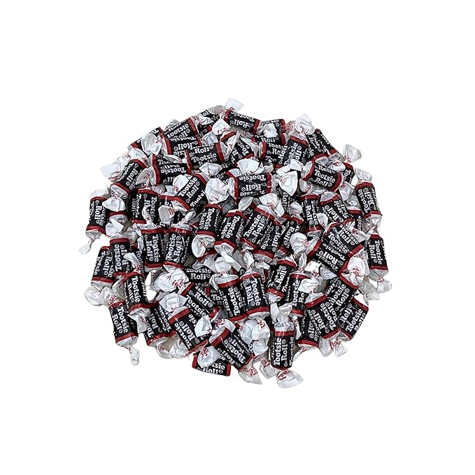Roll Midgees Chewy Taffy Candy Bulk Pack 1.5-Lbs- Chocolate Midgees, Individually Wrapped Party Candy (24-Oz)