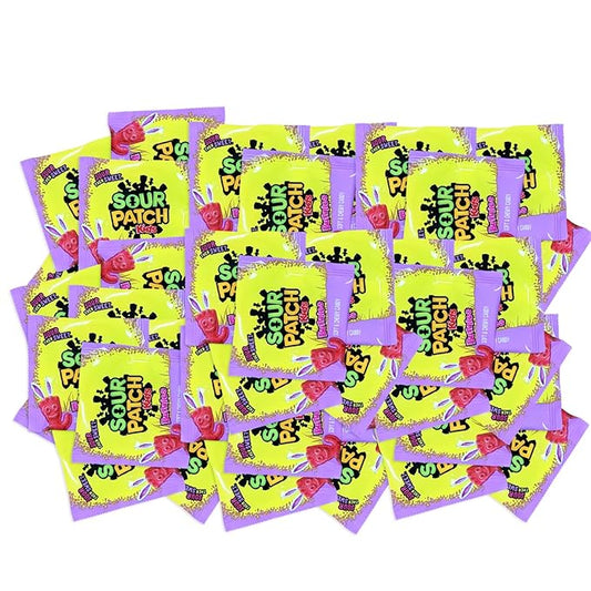 SourPatch Kids Soft & Chewy Candy - Easter Special - Individually Wrapped Sweet & Sour Candy Pack - Delicious Gummy Treats for Easter, Valentines Day, Pinata Stuffers, Birthdays & Pantry (2 lbs)