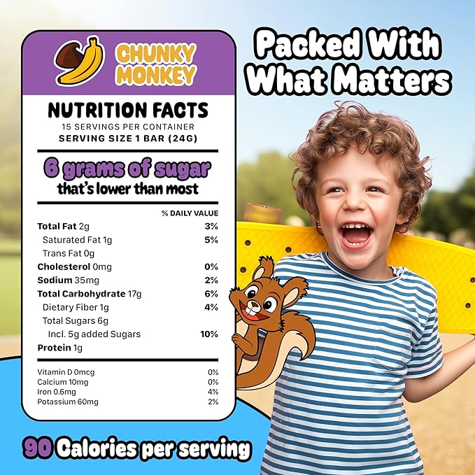 Snakkidz Organic Chewy Granola Bars for Kids, Allergen-Free, Nut-Free, Gluten-Free, Low Sugar Snack Bars Made with Avocado Oil, Individually Wrapped, School Lunch Snacks, Bulk Pack of 45, Variety Pack