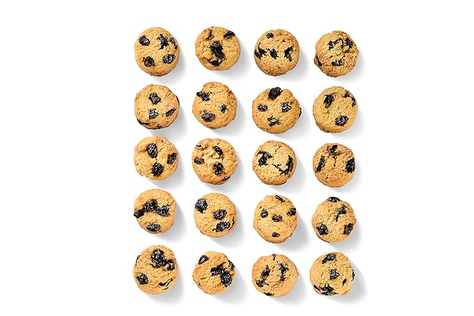REAL Lemon Blueberry Mini Cookie Poppers – Bite-sized Gluten Free Semi Soft Baked Cookies – Dairy Free, Vegan, Kosher, Paleo – Delicious Mini Lemon Blueberry Cookies (4.5 oz)