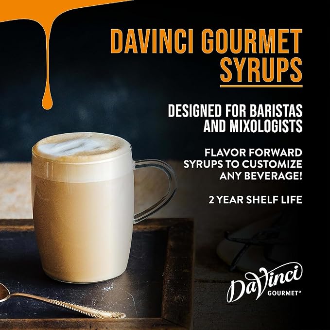 DaVinci Gourmet Classic Peach Syrup, 25.4 Fluid Ounces (Pack of 1)