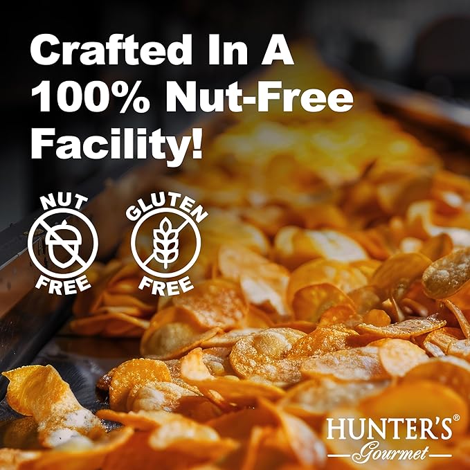 Hunter's Gourmet Hand-Cut Chips | Premium Snack Assortment | Made in a Nut-Free Facility | No Cholesterol | MSG-Free | Halal | No Artificial Preservatives | Gluten-Free Snacks | Variety Pack of 8