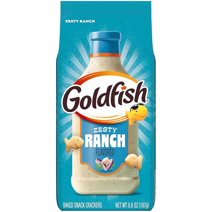 Goldfish Zesty Ranch Flavored Crackers, 6.6 Oz Bag
