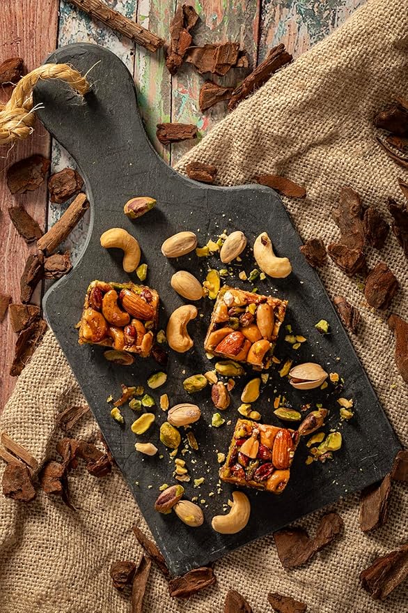 Snacklava Mixed Nuts Kunafa - 6 Pack (18 Pieces) - No Artificial Ingredients, Colors or Preservatives - Premium Handmade Pastries