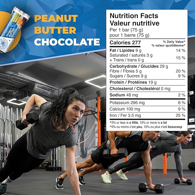 Daryl's Bars Peanut Butter Chocolate On the Go Snack On the Go Whey Protein Bars, Gluten Free, Protein Snack, Meal Replacement, Pack of 2
