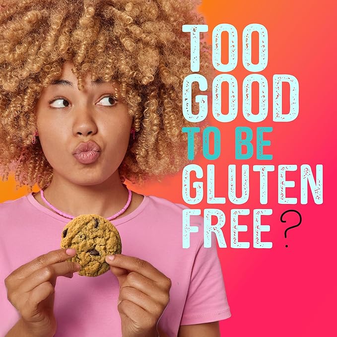 MIGHTYLICIOUS Vegan Chocolate Chip Cookies – Gluten-Free, Dairy-Free, Allergen Friendly, Egg-Free, Non-GMO, Kosher, Preservative-Free – Snack Option for a Guilt-Free Treat - 6.5 Oz (3 Pack)